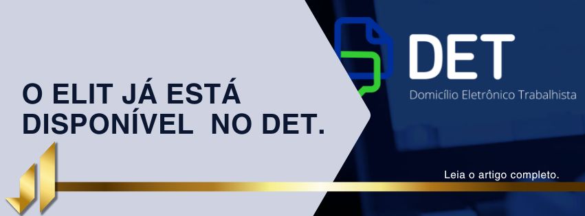 O Elit (Livro Eletrônico de Inspeção do Trabalho) já está disponível no DET.